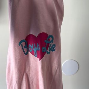 Pink Boys Lie sweatpants size M